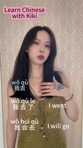Learn Chinese Verbs | 去 喝 买 | Past Present Future in 1 min #LearnChinese #Mandarin #china #chinese #fyp