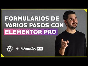Cómo crear formularios de varios pasos (multipasos) con Elementor PRO y WordPress