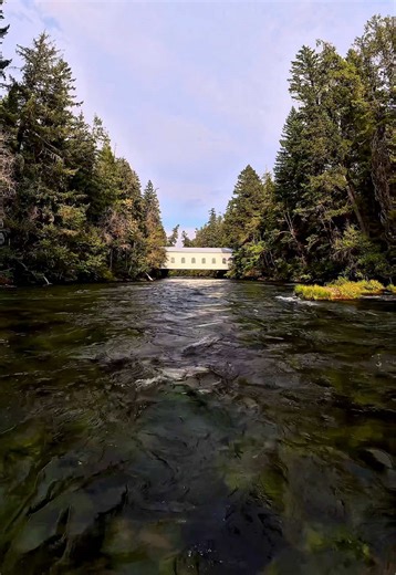 Did you know there are two covered bridges you can float under on the McKenzie River? • Belknap Covered Bridge • Goodpasture Covered Bridge There’s just something about rafting the McKenzie and drifting beneath history that never gets old. Summertime rafting the McKenzie River at Belknap Covered Bridge.