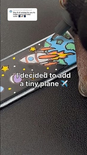 Drawing Space🪐🚀🛸🧑‍🚀but on the Space Bar of My Keyboard!