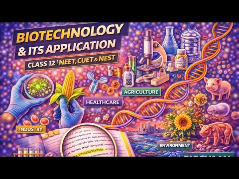 Biotechnology & Its Applications 🧬 | NCERT Line-by-Line | Class 12 | NEET • CUET • NEST