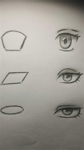 HOW to draw different types of Eye | #shorts #viralshorts #drawing