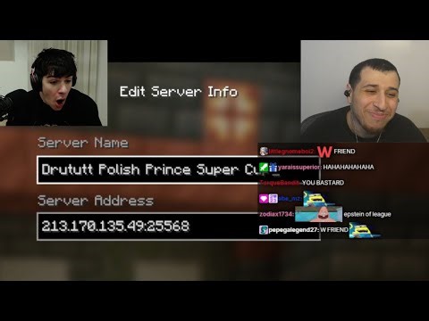 humzh reacts to nickich getting flamed after leaking the drututt's minecraft tourney ip address