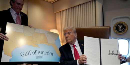 Reporter and photographer barred from Air Force One over ‘Gulf of Mexico’ dispute