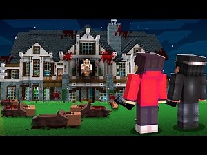 If You See This BLOODY MANSION in Minecraft.. RUN AWAY FAST!