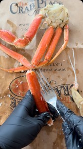 5.5M views · 14K reactions | Do you fork? It’s the easiest way to get to the snow crab meat #crab #crabs #crablegs #snowcrab We ship our seafood all over the country since 1997 CrabPlace.com | CrabPlace.com | Facebook