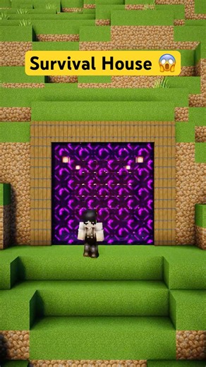 A Minecraft Mountain House Mobs Can’t Enter! #minecraft