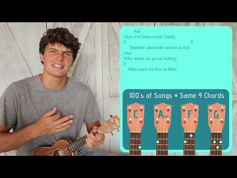 Peace Train - Cat Stevens | Easy Ukulele Tutorial & Cover (178)