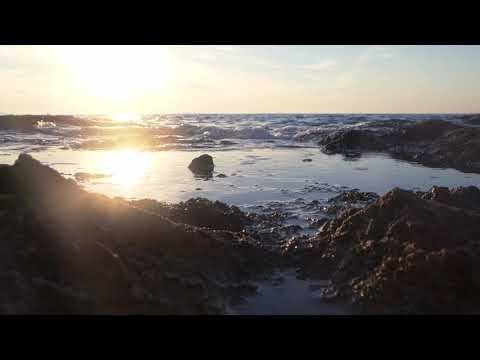 Ocean scenery at sunrise | Free stock footage