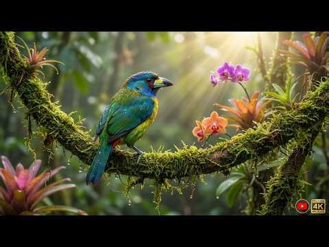 🌿 Morning in Spring with Bird Songs & Piano 🎹 Nature Ambience