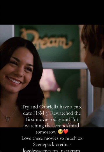 Troy y Gabriella: una cita dulce en HSM 3