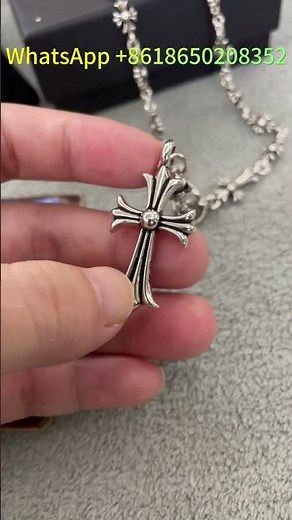 Unboxing Chrome Hearts Silver Cross Pendant | Adjustable Gothic Chain + Edgy Luxury First Look!