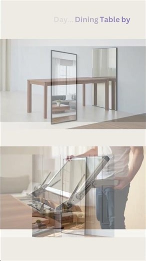 “Mirror That Transforms Into a Dining Table 🪞➡️🍽️”