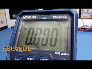 VM-600A DMM de Venlab True RMS de 6000 cuentas y todas las características deseadas en un multímetro