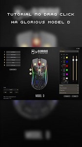 Tutorial по Drag click на glorious model D