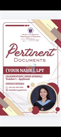 Teacher I ranking season is coming 📂 Here’s a Teacher I Pertinent Documents Portfolio Template to help you organize your DepEd ranking requirements in a professional and neat format—without stressing over layout or file order. ✔ Fully editable (Canva Pro & PowerPoint) ✔ With ear tags / tabs for easy navigation ✔ 6 professional and neat themes included ✔ Beginner-friendly FREEBIES ✨ Digital download only ✨ Works on phone, tablet, or laptop Comment “RANKING” to get the Teacher I portfolio templat