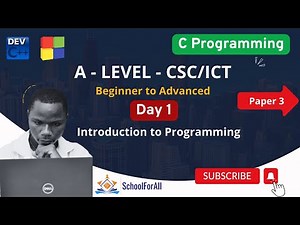 Video 1: Introduction to Programming Concepts