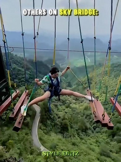 Others On Sky Bridge VS This Guy😳☠️