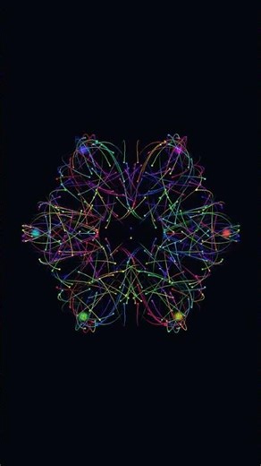 Small scale hexagonal family #simulation #pendulum #dynamicalsystems #physics