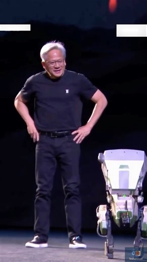 Nvidia CEO meets Grek,the Robot | Jensen Huang unveils the Robot | #robot #artificial #technology
