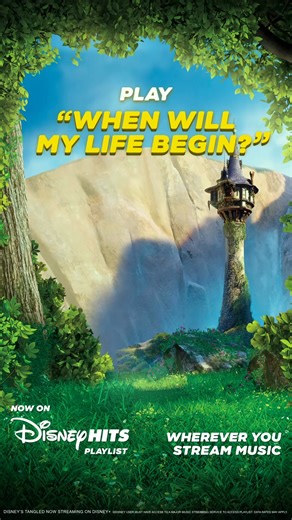 Tangled fans, this one’s for you 🕯️ Play “When Will My Life Begin?” on the Disney Hits Playlist now! 🎶 | Walt Disney Records
