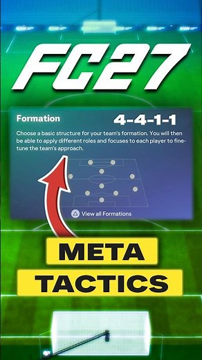 BEST 4-4-1-1 Custom Tactics In FC 27!