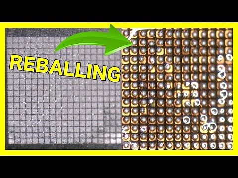 Reballing con Stencil Universal!! ✅