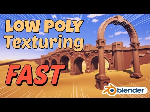 Quickly Create Low Poly Textures for FREE