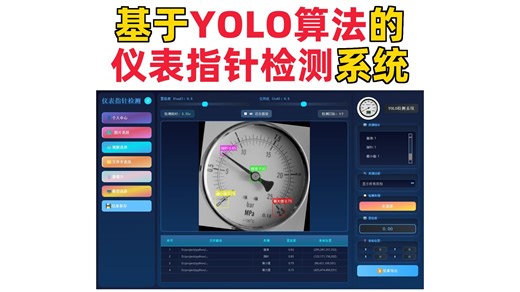 基于深度学习的仪表指针检测系统演示与介绍(YOLOv12/v11/v8/v5模型 Pyqt5界面 训练代码 数据集)