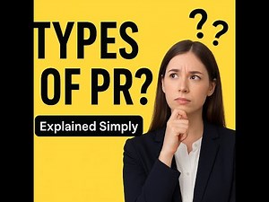 Types of PR Explained Simply | Public Relations for Beginners