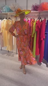 187 reactions · 34 comments | 李 New Arrival 李 A stunning new satin wrap over style dress in orange with floral pattern. The perfect outfit for an upcoming Spring/summer wedding!  For further information on this beautiful outfit, or to book your appointment...  Call us on 01324 611350  Email fiona@froxoffalkirk.com  Send us a message | Frox Of Falkirk Ltd | Facebook