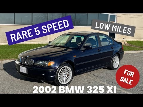 2002 BMW 325 XI Sedan Rare Five Speed Manual With The Sport Package For Sale By Elite Motor Cars