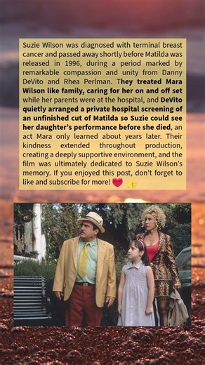 The Quiet Kindness Danny DeVito Showed During Matilda 💔