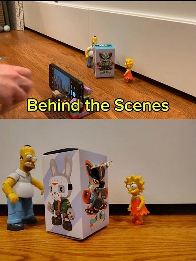 Behind the Scenes Butterflies The Simpsons ‪@JAKKSPacific‬Janky Stop Motion Unboxing