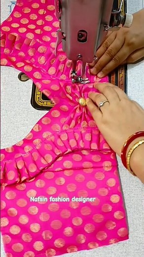 Unique model blouse back design cutting and stitching full tutorial beautiful and easy ✨#backdesign