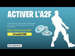 [TUTO] COMMENT ACTIVER L’A2F POUR OFFRIR DES CADEAUX + VBUCKS GRATUIT SUR FORTNITE BATTLE ROYALE !
