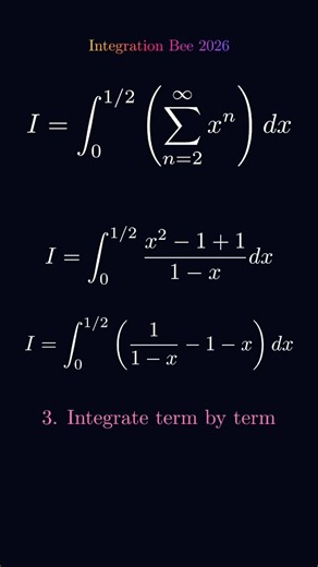 An elegant problem from the MIT Integration Bee 2026 🐝✨#maths #Calculus #MIT #iitjee #JEEAdvanced