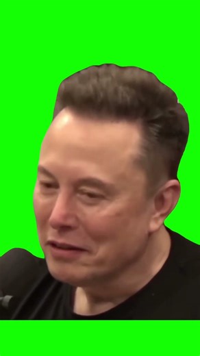 elon musk glitch green screen