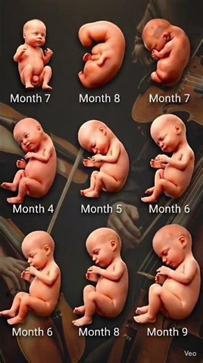 The stages of fetal development #didyouknow #science #facts