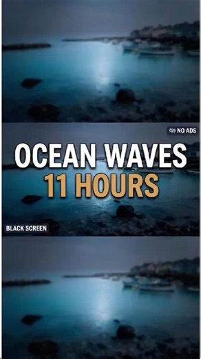 11 Hours Binaural Ocean Waves | Battery-Friendly, Ad-Free Sleep #DeepSleep #ASMR #SleepSounds