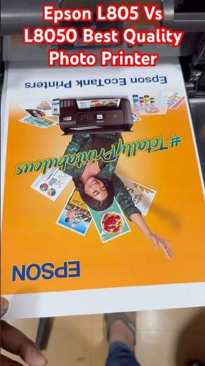 Epson L805 Vs L8050 Best Quality Photo Printer#epson #service #printersupportsoftware
