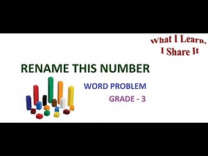 Place value blocks - Word Problem for Grade 3 kids | Grade 3 Math