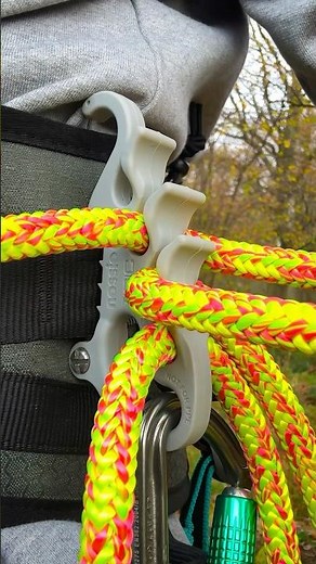 The Nessie - Lanyard Management Perfection 🤌 #arborist #lanyard #climber
