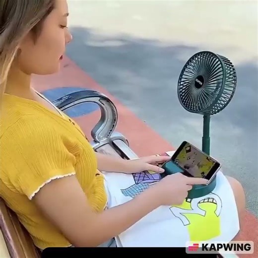 🌬️ Foldable Mini Desk Fan With Adjustable Height & Angle #trending #trendingshorts