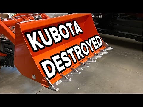 Parana Toothbar Install & Destroying the Kubota