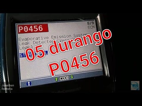 P0456 Dodge Durango (very small evap leak)