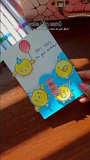 "Handmade Birthday Card | Cute DIY Pop-Up Card Idea | Easy & Creative Birthday Gift"
