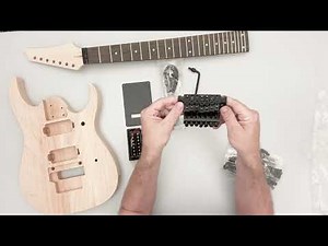 DIY Guitar Kit Unboxing - 7 string guitar kit from Vibeworks Guitars