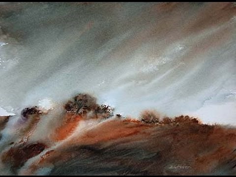 Watercolor - How To Paint A Windswept Sky