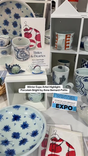 Porcelain Bright: Winter Expo Artist Anne Bernard-Pattis